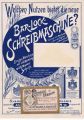 Werbung Barlock Schreibmaschine